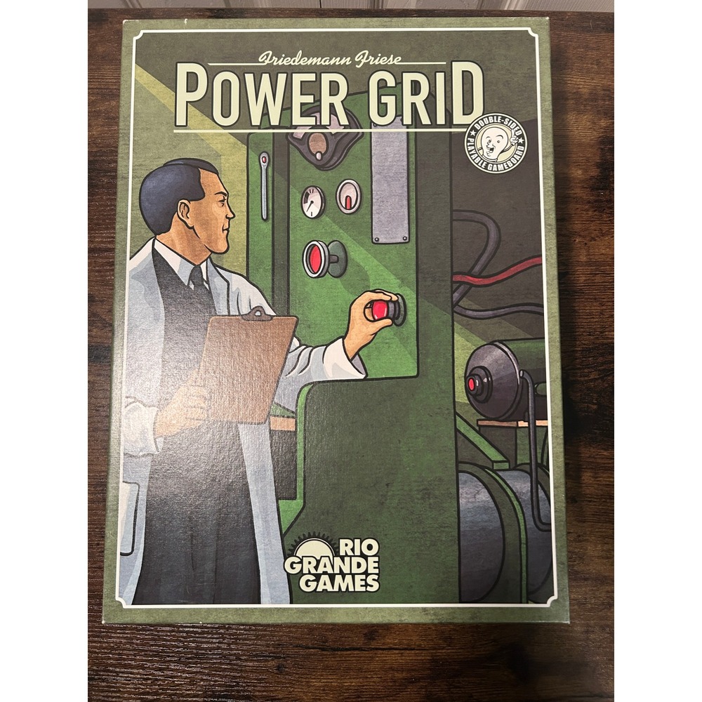 Rio Grande Games Power Grid Board Game Strategy Economic Game Like New